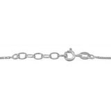Sterling Silver 20x25mm MOM Heart 17+1" Necklace