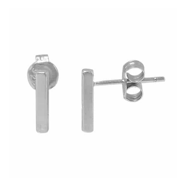 Sterling Silver Bar Studs