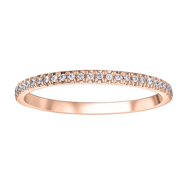 10K Rose Gold .10ctw Chi Chi Classic Diamond Ring