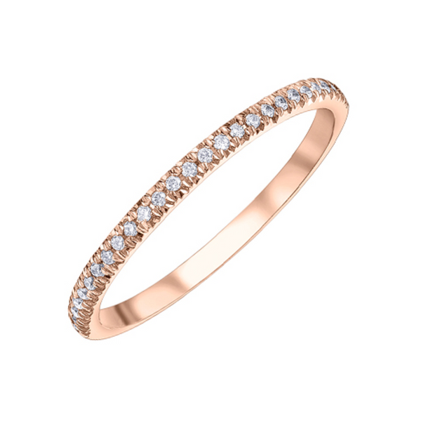 10K Rose Gold .10ctw Chi Chi Classic Diamond Ring