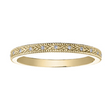 10K Yellow Gold Chi Chi Vintage Multi .06ctw Diamond Ring