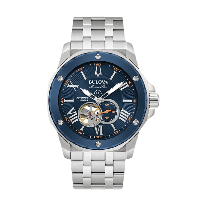 Bulova Marine Star Watch with Blue Dial