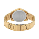 Citizen WR100 Quartz Gold-Tone Watch with Blue Dial
