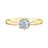 10K Yellow Gold .25ct Round Brilliant Illuminaire Solitaire