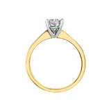 10K Yellow Gold .25ct Round Brilliant Illuminaire Solitaire