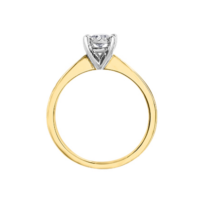 10K Yellow Gold .25ct Round Brilliant Illuminaire Solitaire