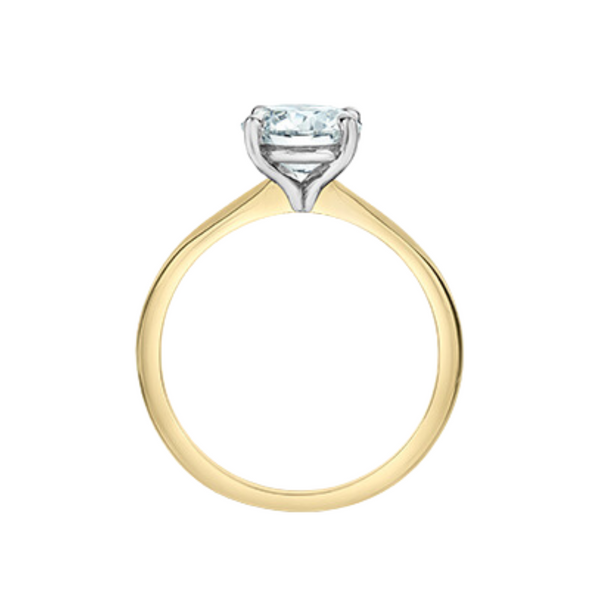 14K Yellow Gold 1.00ct Round Brilliant Diamond Solitaire