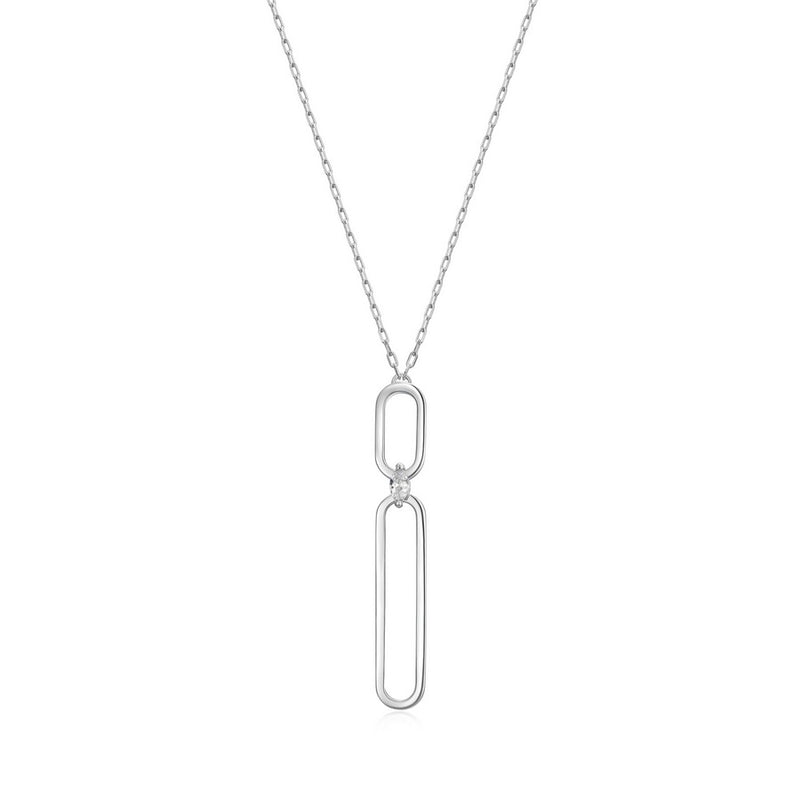 Elle "Parallel" Double Oblong Necklace