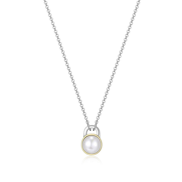 Elle "Parallel" Pearl Necklace