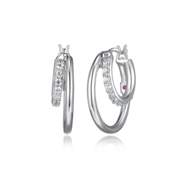 Elle "Simpatico" Double Layer Hoop Earrings