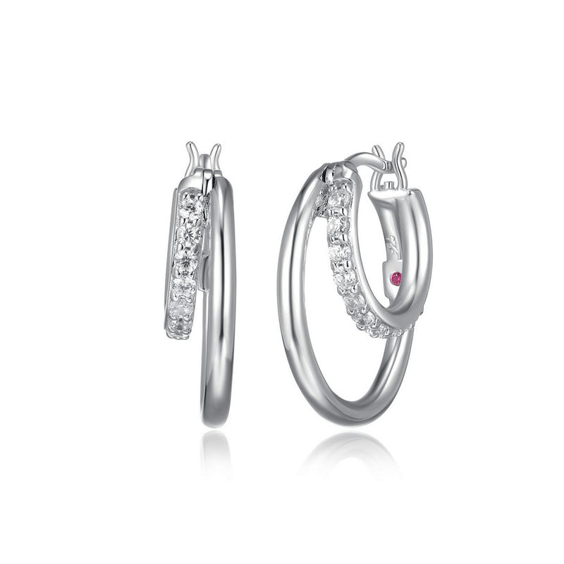 Elle "Simpatico" Double Layer Hoop Earrings