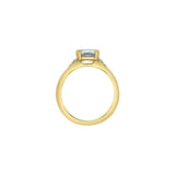 14K Yellow Gold 1.71CTW Radiant Cut Lab Grown Diamond Ring with Diamond Accents