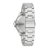 Caravelle Aqualuxx Watch with Blue Dial and Crystal Accents