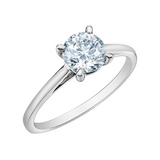14K White Gold 2.03ct Round Brilliant Lab Grown Diamond Solitaire