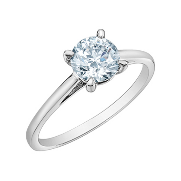 14K White Gold 2.03ct Round Brilliant Lab Grown Diamond Solitaire