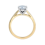 14K Yellow Gold 1.55ct Lab Grown Diamond Solitaire