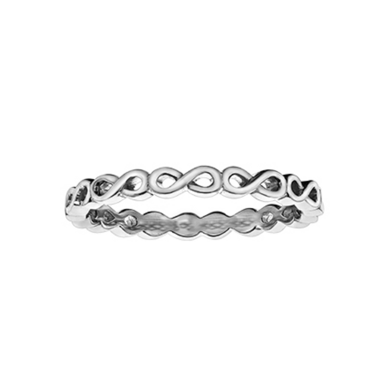 10K White Gold Chi Chi Infinity Band