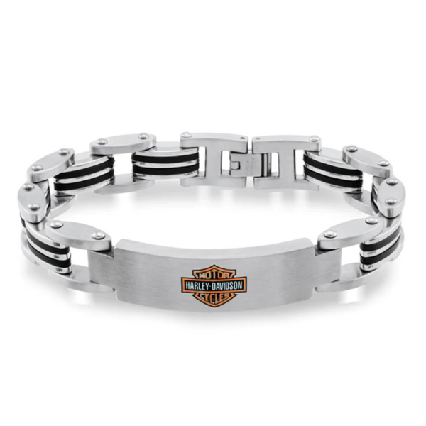 Italgem Harley Davidson Stainless Steel Bracelet