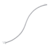 10K White Gold 1.50ctw Diamond Tennis Bracelet