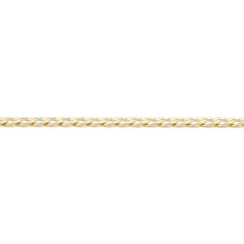 10K Yellow Gold 20" Flat Curb Chain