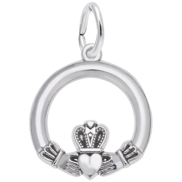 Sterling Silver Claddagh Charm