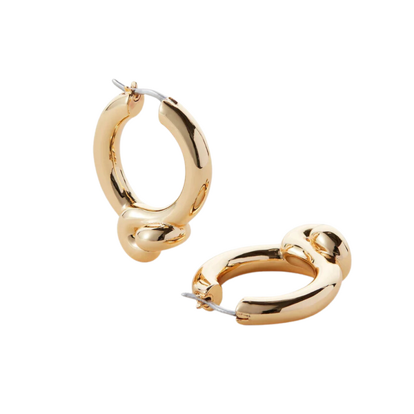 Jenny Bird Maeve Hoop Earrings in High Polish Gold