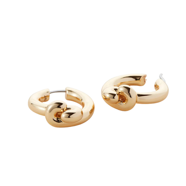 Jenny Bird Maeve Hoop Earrings in High Polish Gold