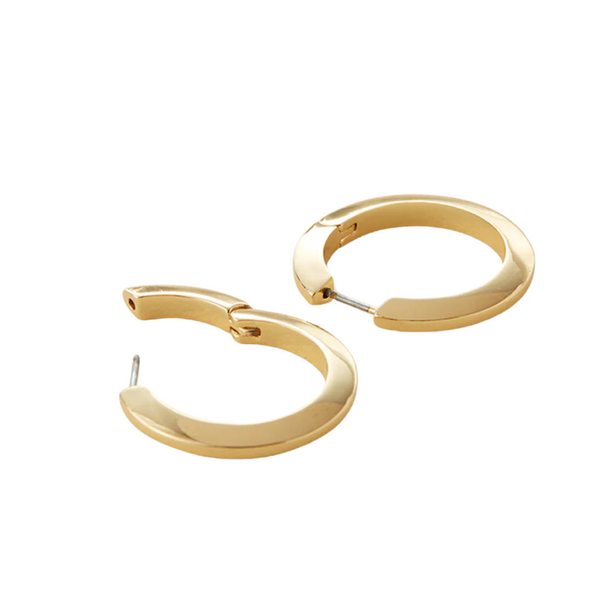 Jenny Bird Toni Hinged Hoop Earrings in Gold