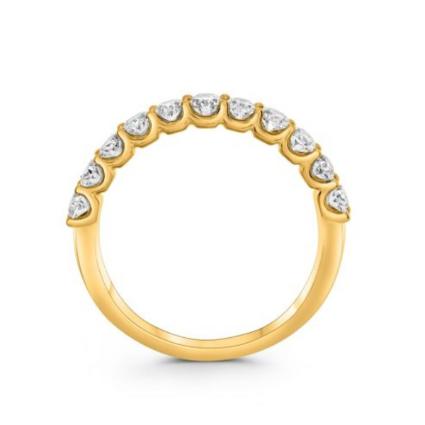 14K Yellow Gold 1.25ctw Oval Diamond Band