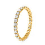 14K Yellow Gold 1.00ctw Diamond Eternity Band