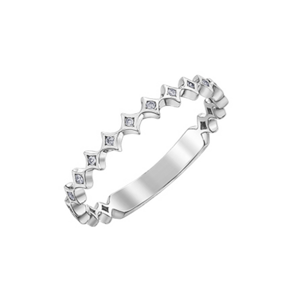 10K White Gold Chi Chi Starlight Diamond Ring