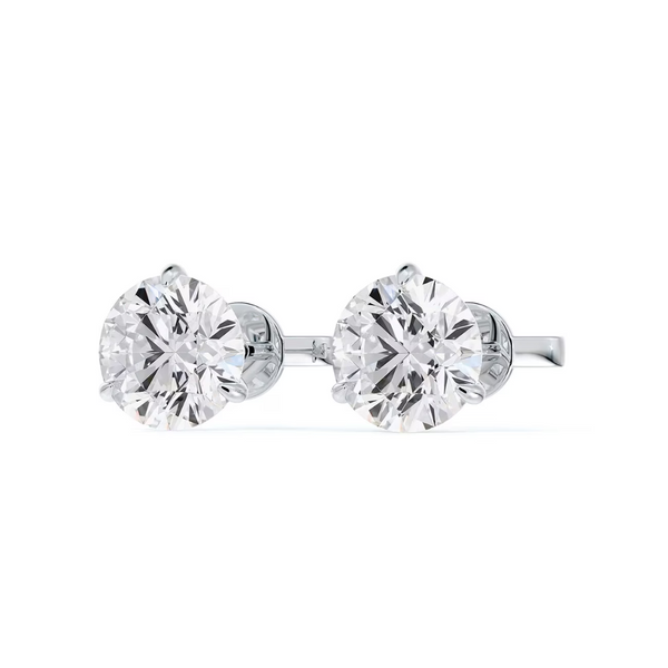 Forevermark 18K White Gold .80ctw Diamond Stud Earrings