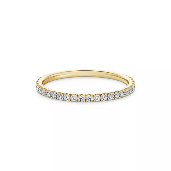 Forevermark 18K Yellow Gold .27ctw Pave Diamond Band