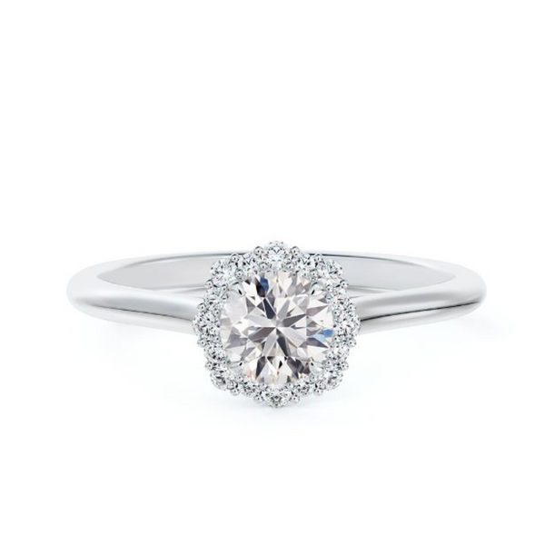 Forevermark Platinum .62ctw "My Universe" Floral Halo Diamond Ring