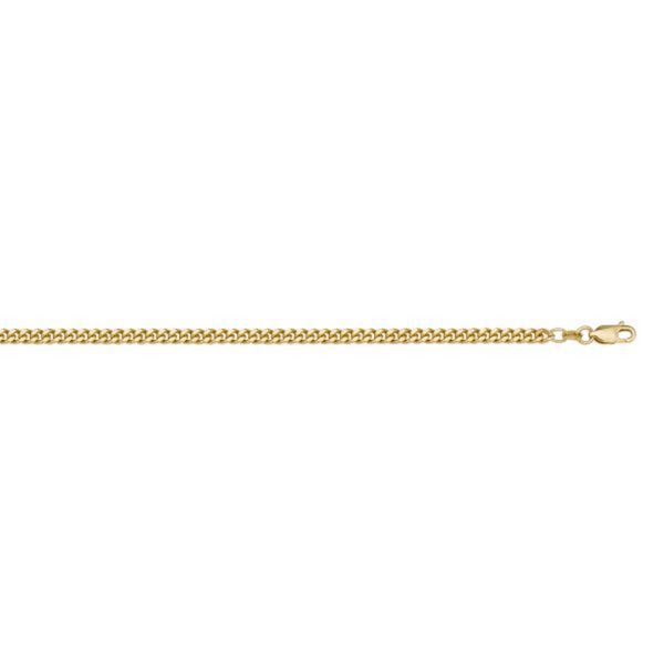 10K Yellow Gold 18" Curb Chain