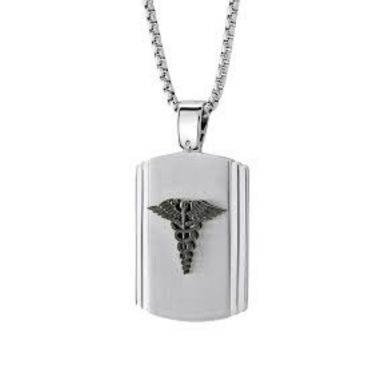 Stainless Steel Medic Alert Necklace