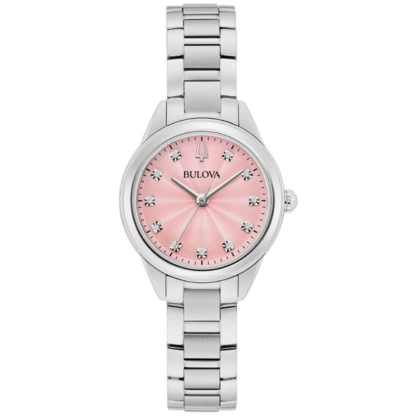 Bulova Sutton Watch with Pink Dial