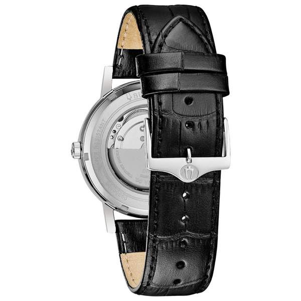 Bulova Automatic Leather Strap Watch