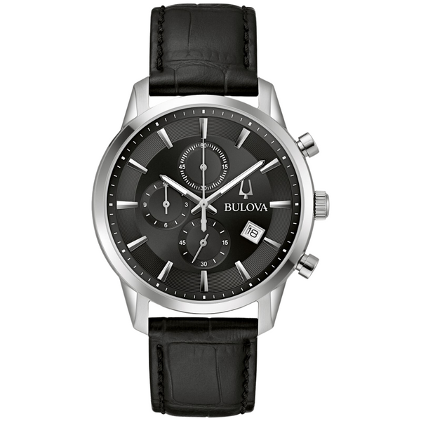 Bulova Sutton Watch with Leather Strap