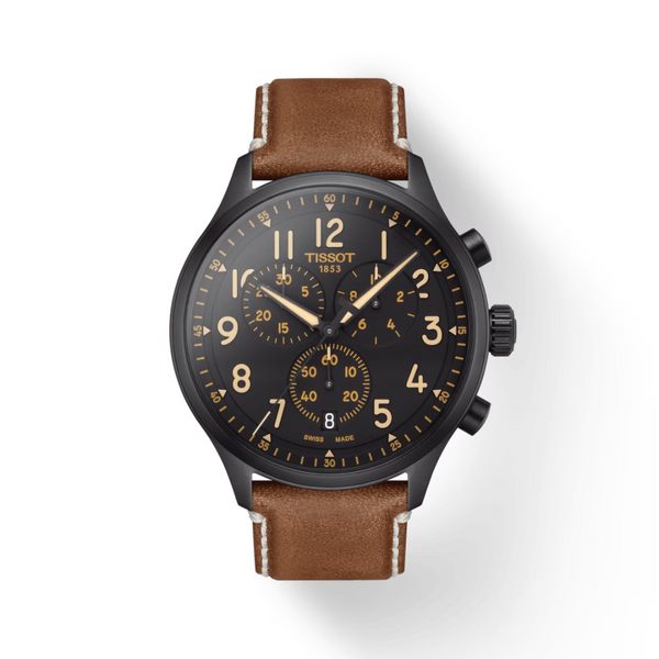 Tissot Chrono XL Watch with Leather Strap