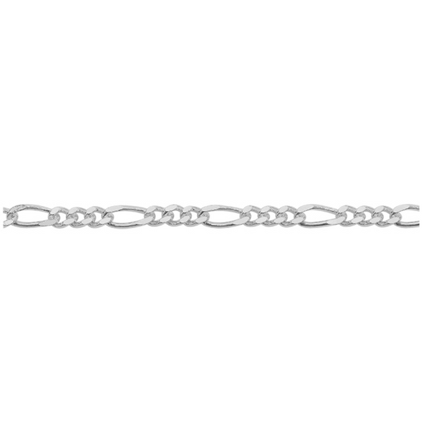 Sterling Silver 16" Figaro Chain