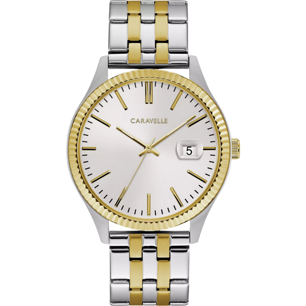 Caravelle Dress Two Tone Watch