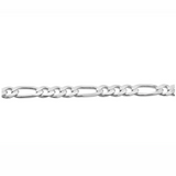 Sterling Silver 22" Figaro Chain