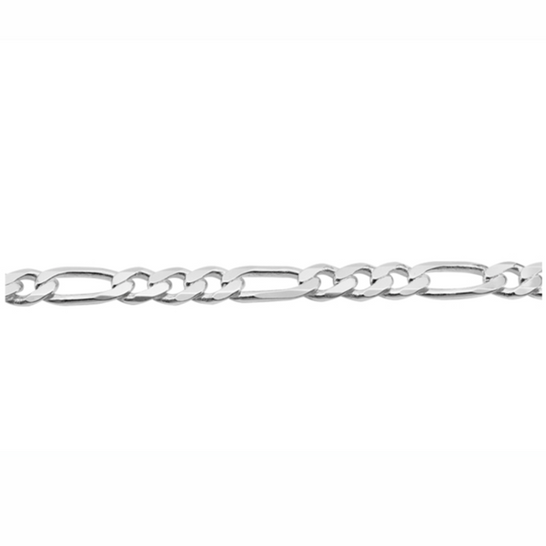 Sterling Silver 22" Figaro Chain