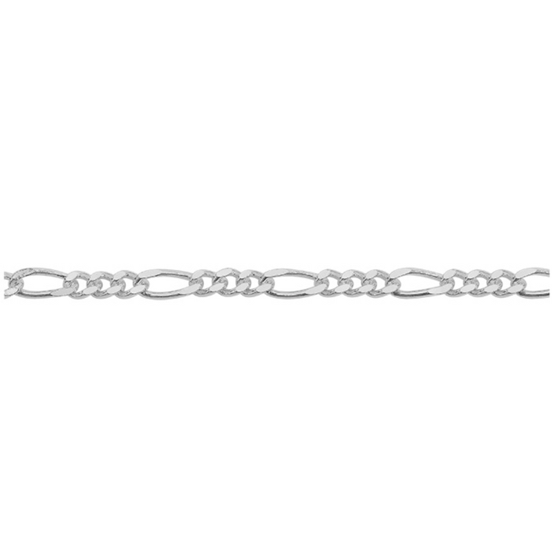 Sterling Silver 20" Figaro Chain