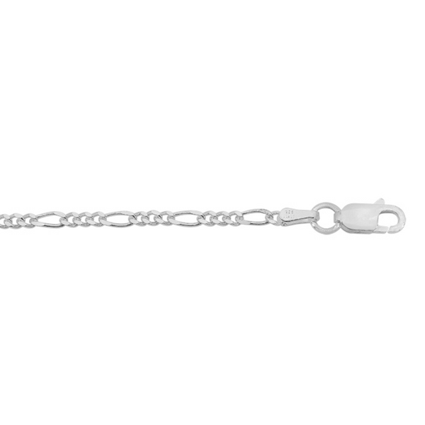 Sterling Silver 18" Figaro Chain