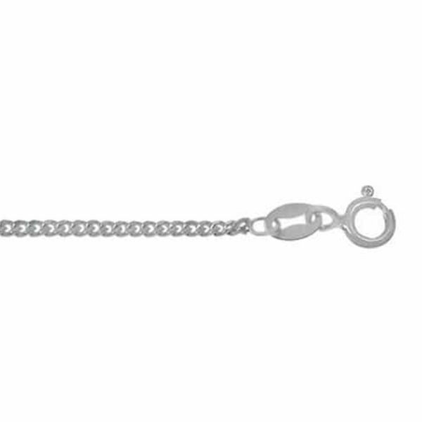 Sterling Silver 16" Curb Chain