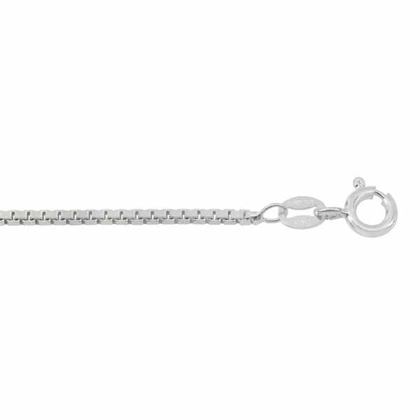 Sterling Silver 18" Box Link Chain