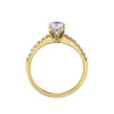 14K Yellow Gold .47ctw Canadian Diamond Engagement Ring