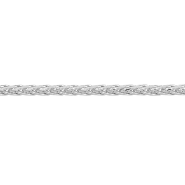 10K White Gold 18-20" Wheat Chain